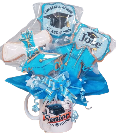 🎓 Taza de Graduación Universitaria 2025 con Galletas y Llavero Personalizado