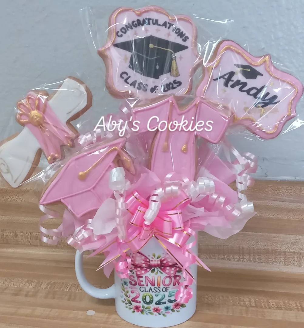 🎓 Taza de Graduación Universitaria 2025 con Galletas y Llavero Personalizado